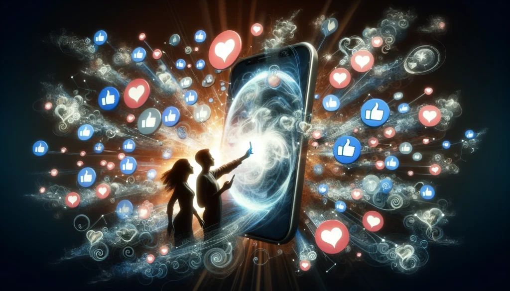 illustration of two people giving social media marketing tips for beginners 