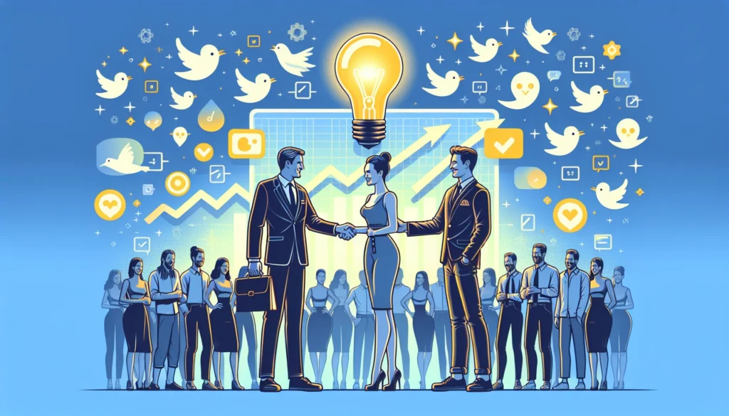 Twitter Influencer collaboration for increased engagement