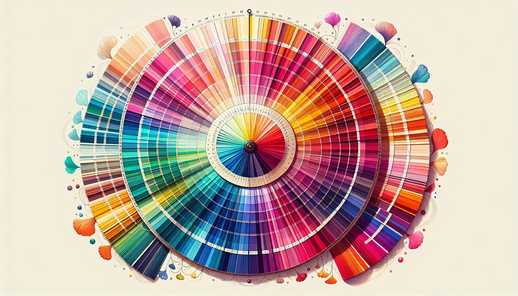 Color wheel and palette - color schemes for websites