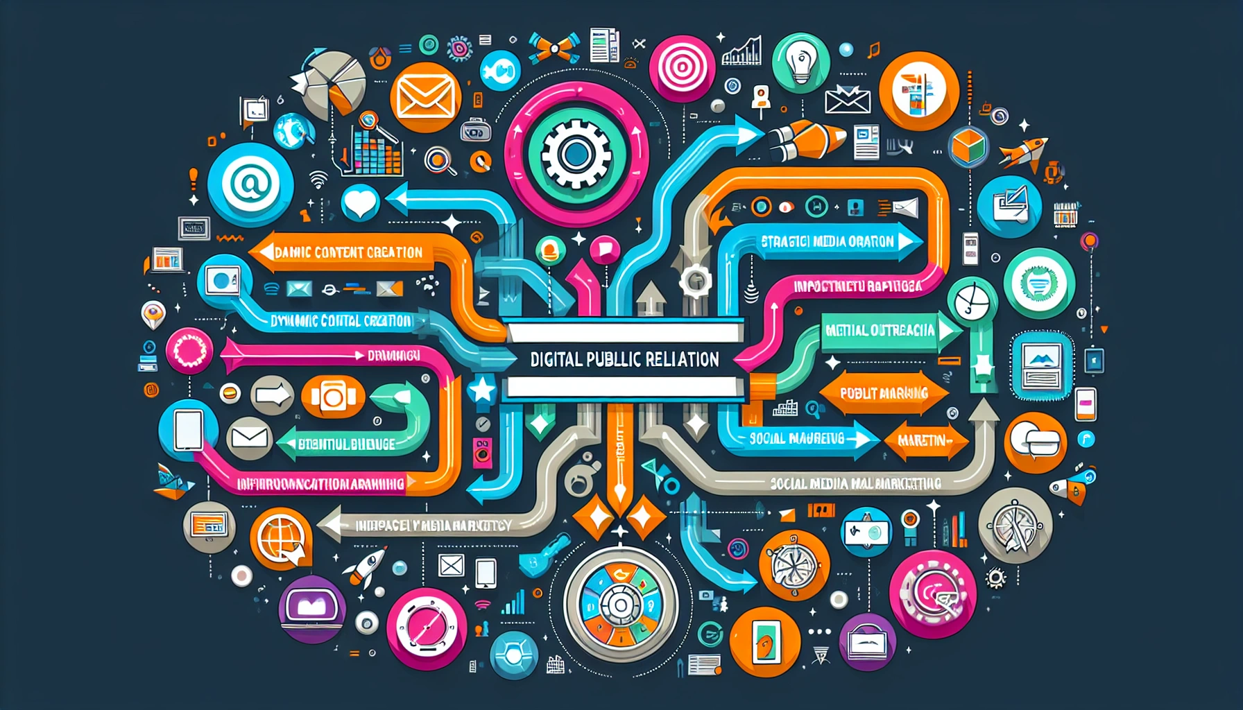 A visual representation of essential digital PR strategies