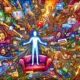 An illustration depicting the concept of meme marketing, showcasing various popular memes and their integration into marketing strategies