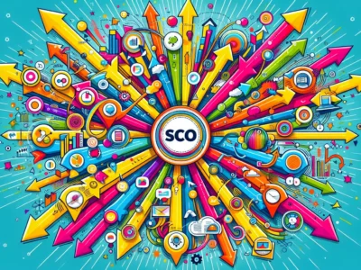 An illustration explaining SCO in marketing