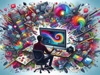 An illustration highlighting the essential skills for digital creators