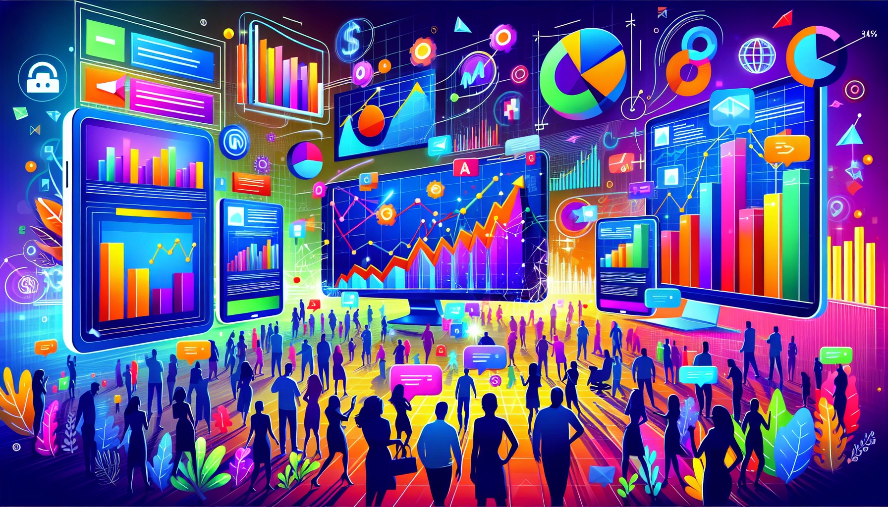 An illustration of using paid ads and remarketing in lead generation