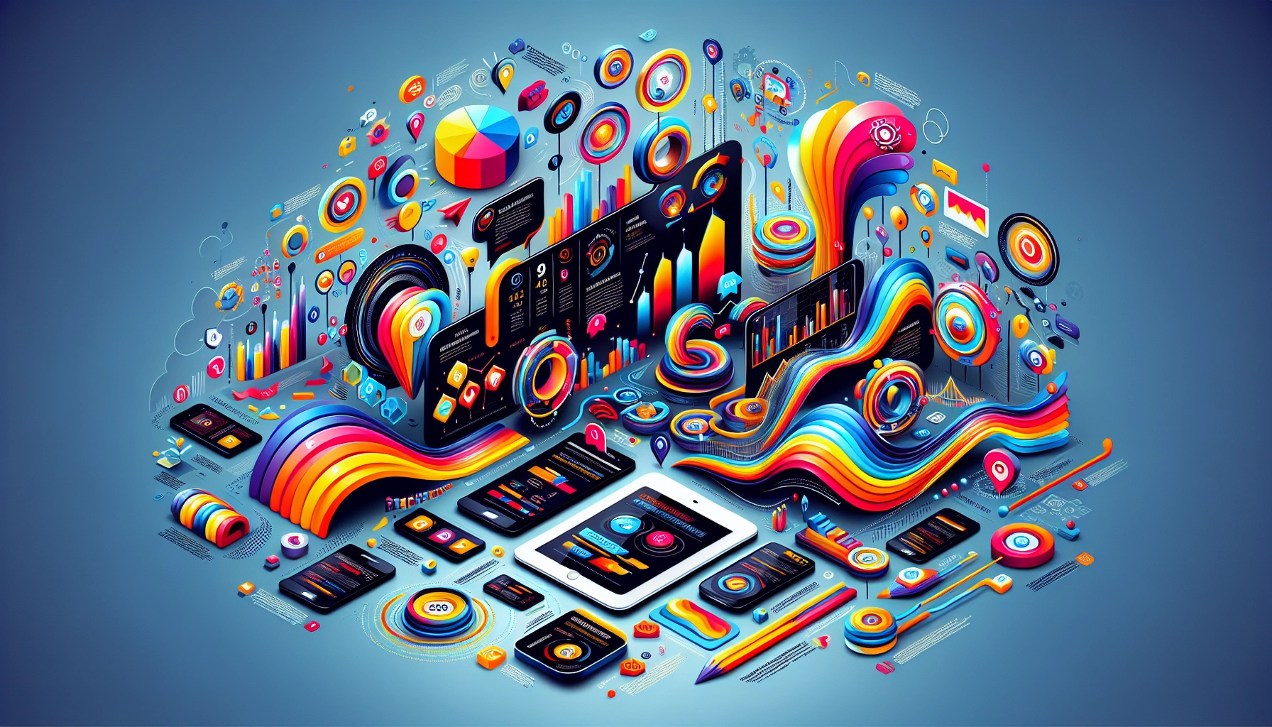 An infographic showcasing mobile SEO statistics and trends